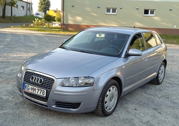 Audi A3 cena 19800 przebieg: 205000, rok produkcji 2005 z Stopnica małe 436